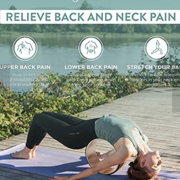 UpCircleSeven Yoga Wheel - [Pro Series] Strongest & Most Comfortable Dharma Yoga - Picture 5 of 16